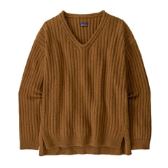 Recycled Wool-Blend V-Neck Sweater