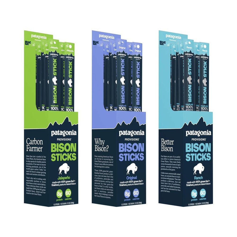 Provisions Grass-Fed Bison Meat Sticks Variety Pack