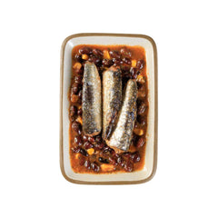 Provisions Sardines & Beans: Black Beans, Corn & Salsa
