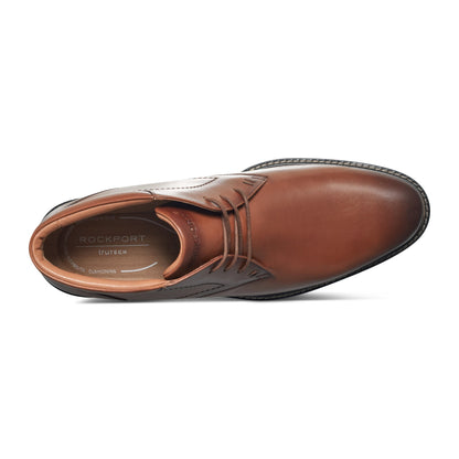 Men Flynn Lace-up Almond Toe Casual Boots