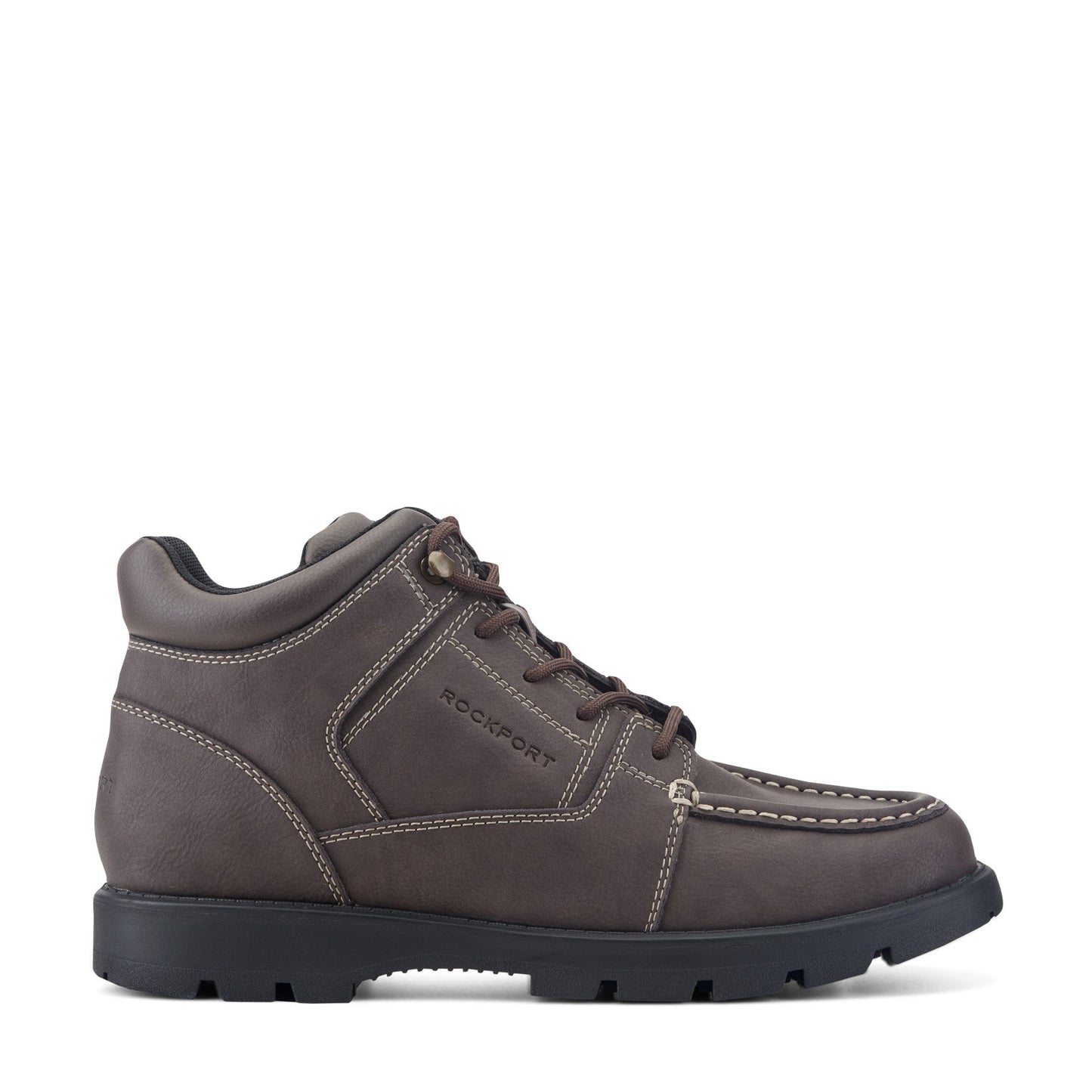 Men Umber Waterproof Casual Moc Toe Trail Boots