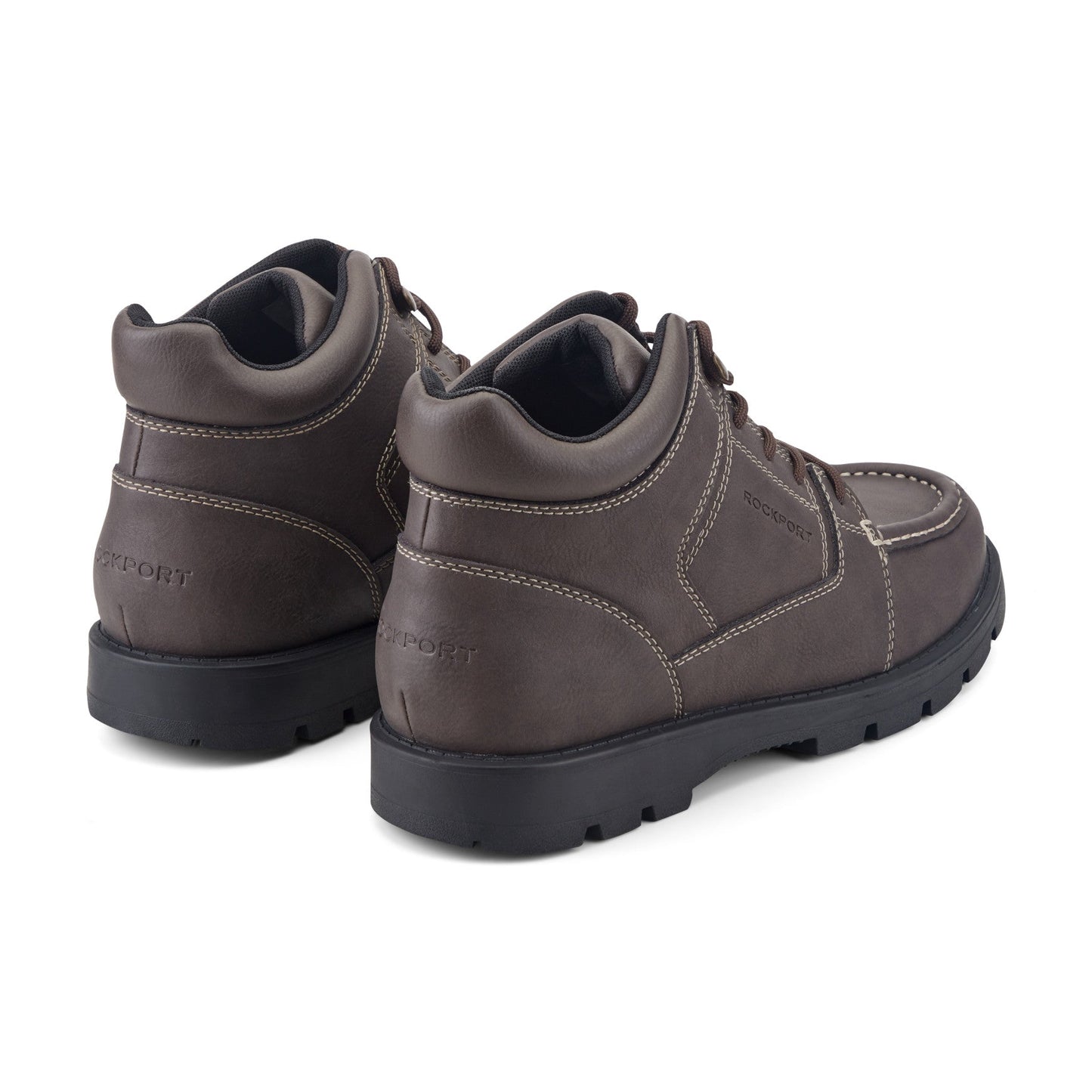 Men Umber Waterproof Casual Moc Toe Trail Boots