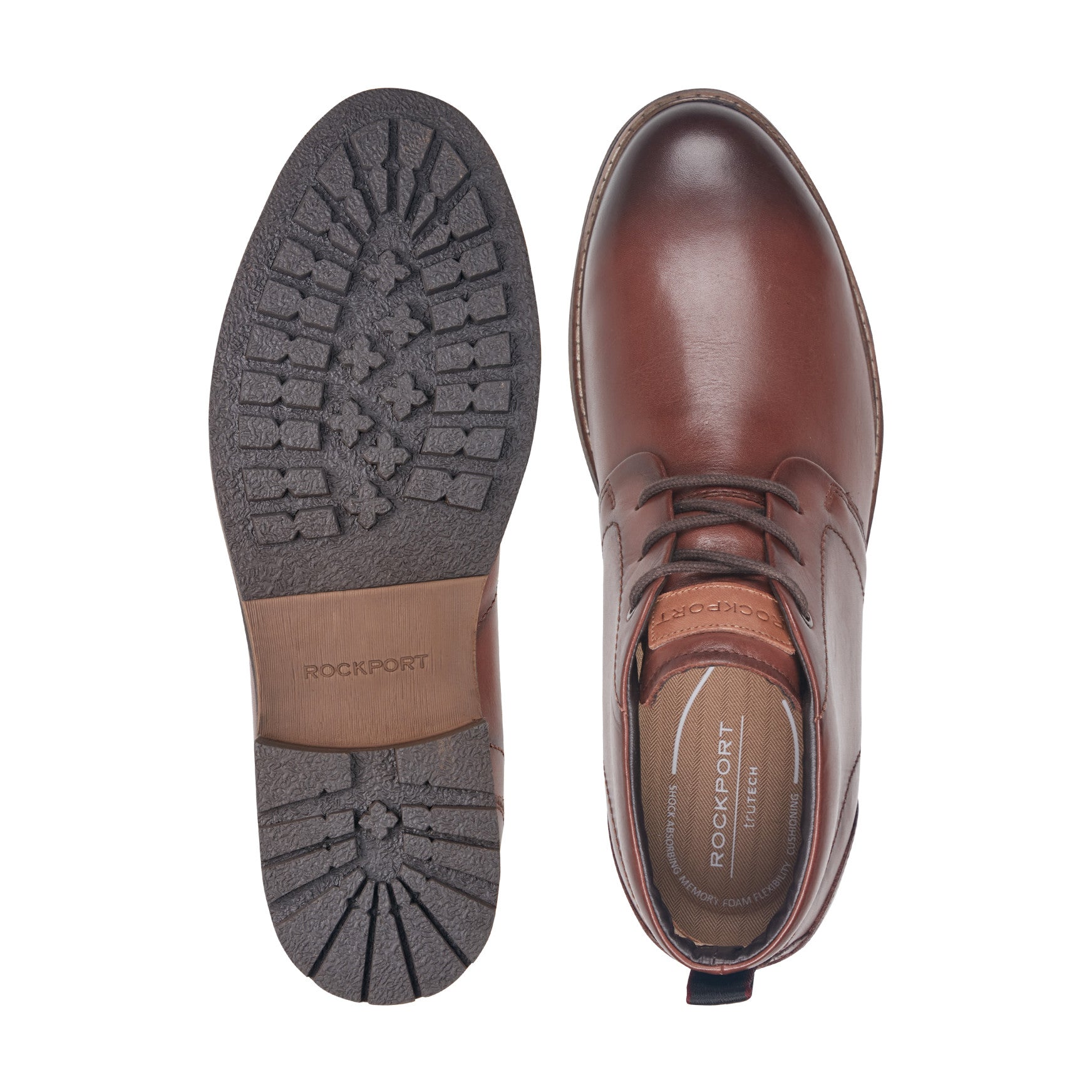 Men Tolan Lace-Up Leather Chukka Boots
