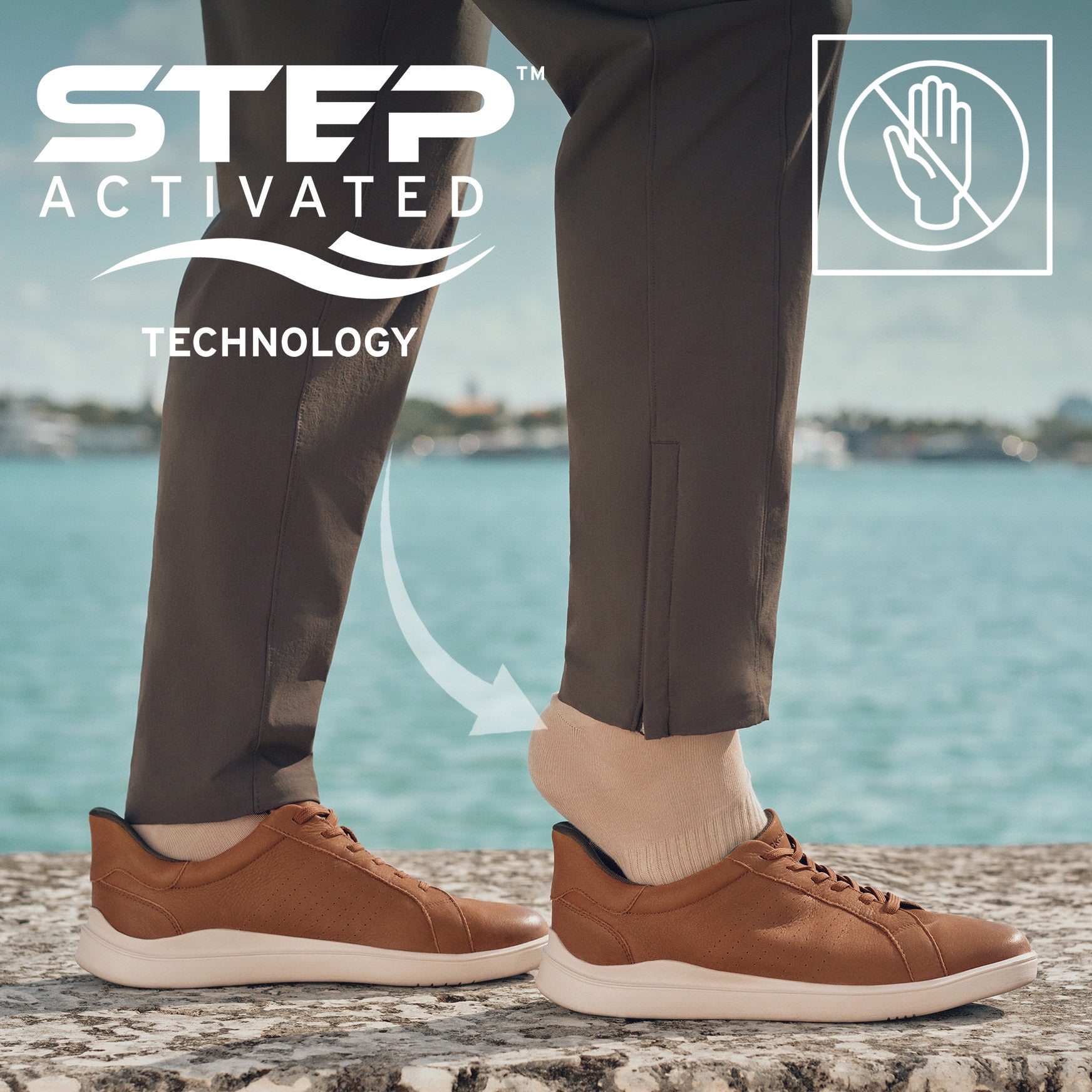 Men Tristen Step Activated Lace-Up