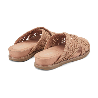 Women Zora Open Toe Slip-on Flat Casual Sandals