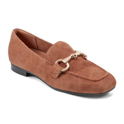 Women Polly Slip-on Square Toe Dress Loafers