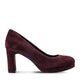 Dark Red Suede