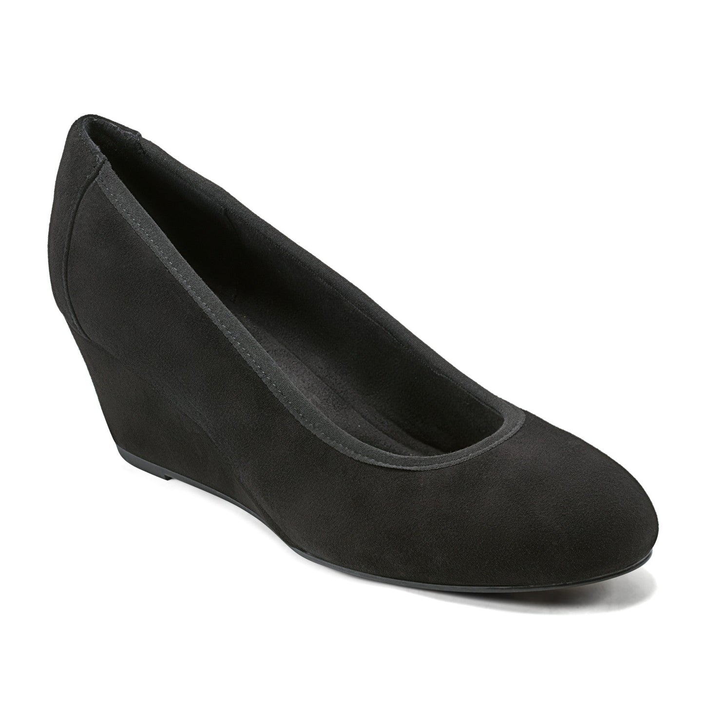 Women Rita Slip-on Almond Toe Dress Wedges