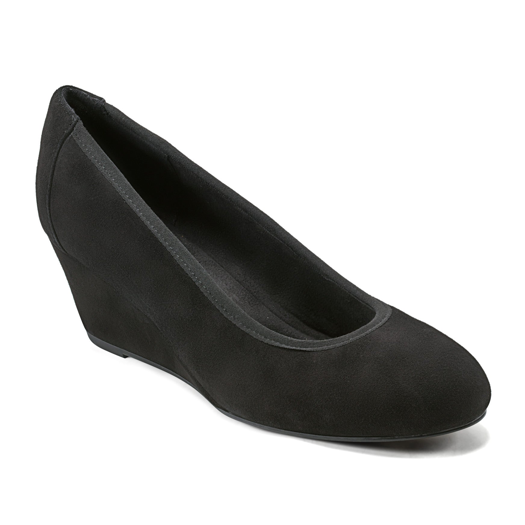 Women Rita Slip-on Almond Toe Dress Wedges