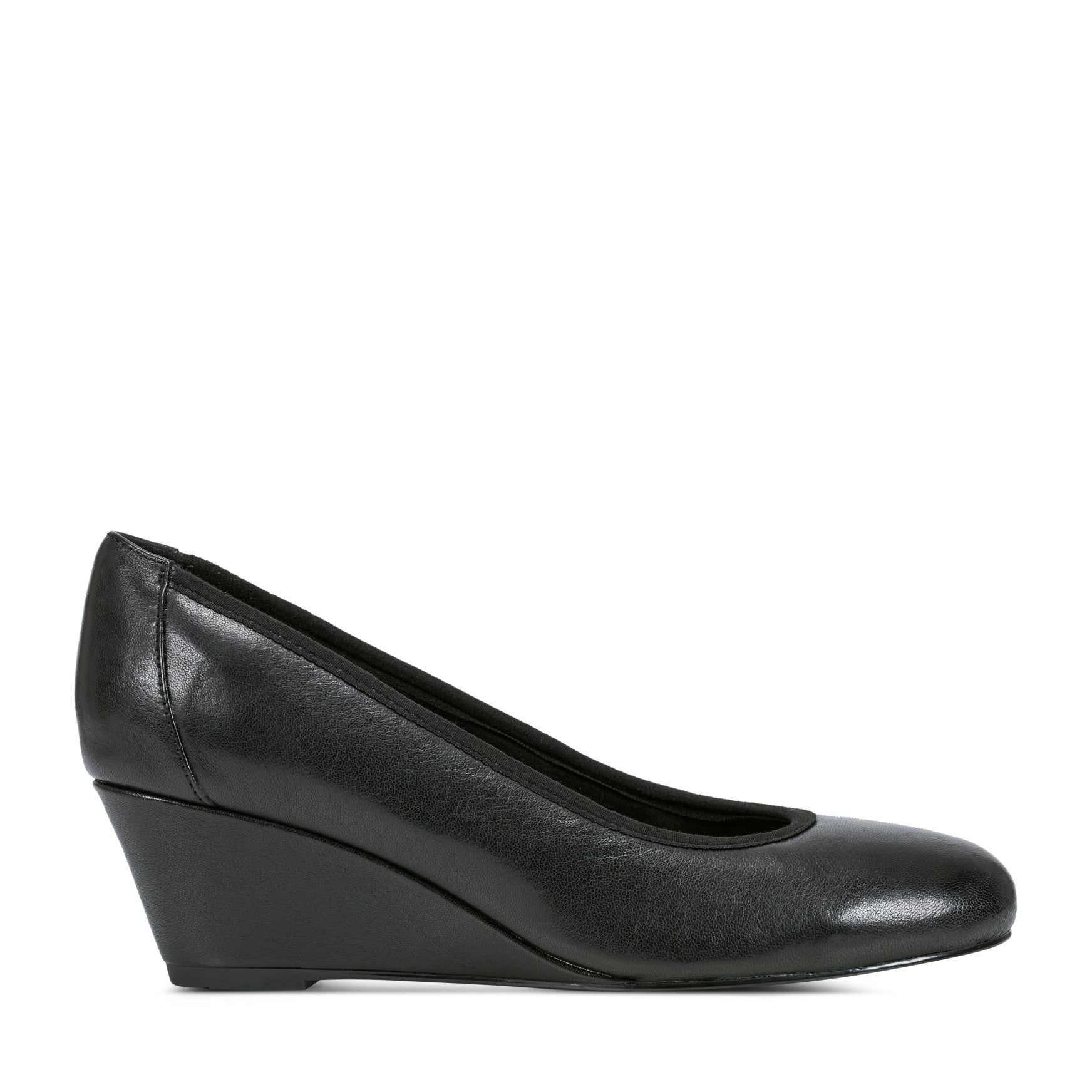 Women Rita Slip-on Almond Toe Dress Wedges