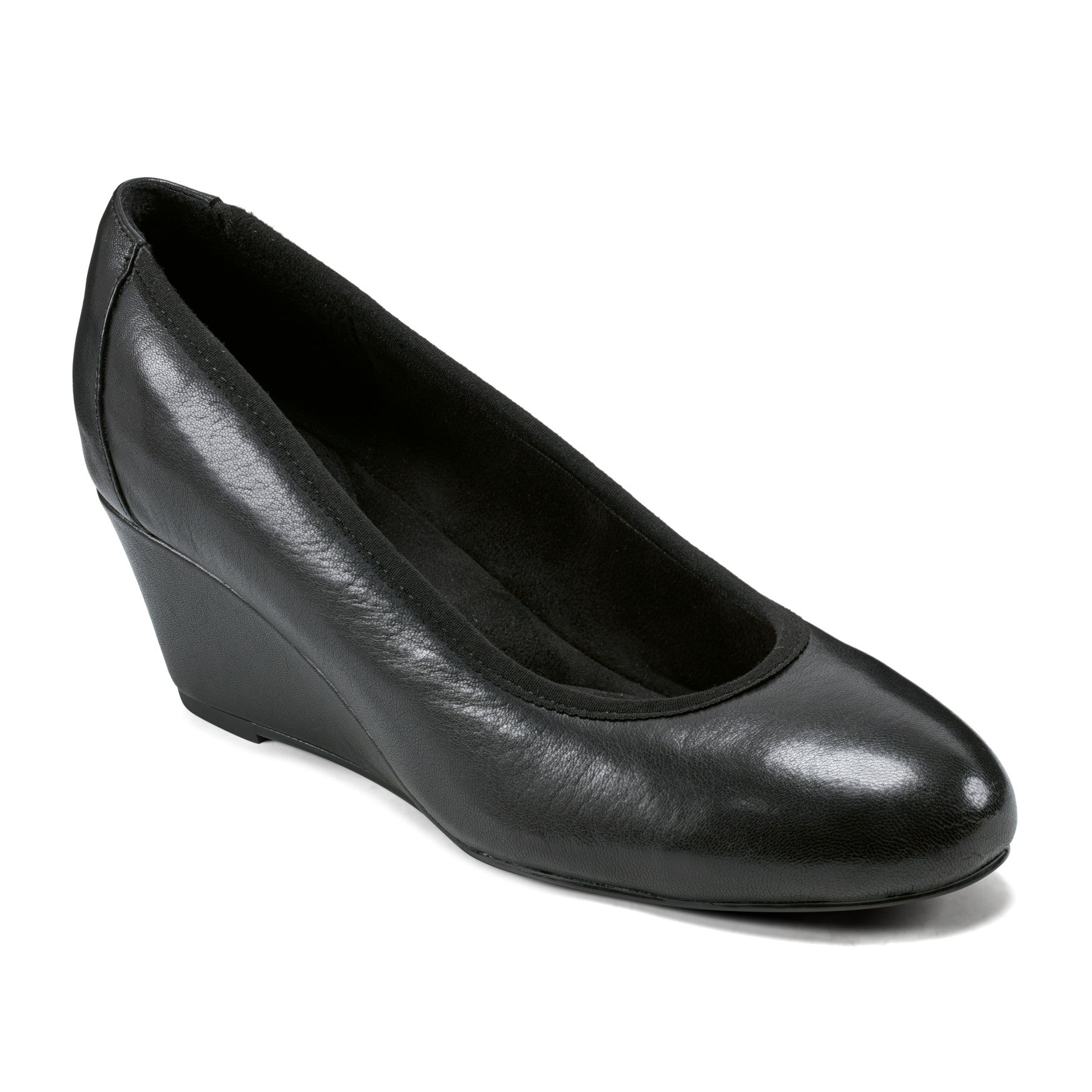 Women Rita Slip-on Almond Toe Dress Wedges