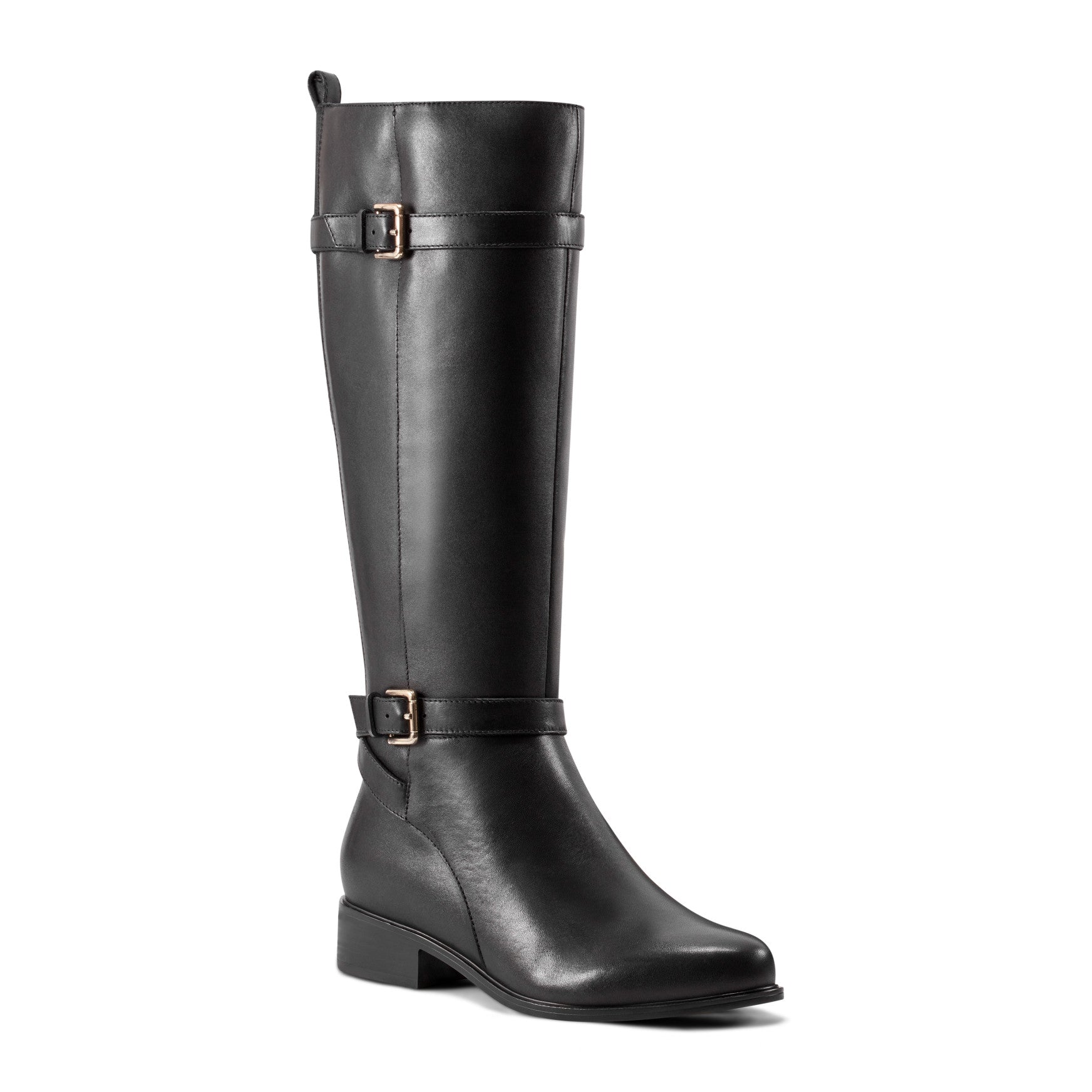 Women Harper Riding Wide Calf Boot with Buckle