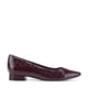 Dark Red Croco Patent