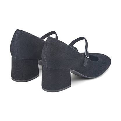 Women Xena Block Heel Mary Jane Pumps