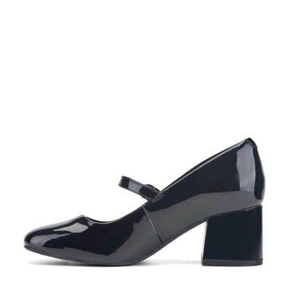 Women Xena Block Heel Mary Jane Pumps