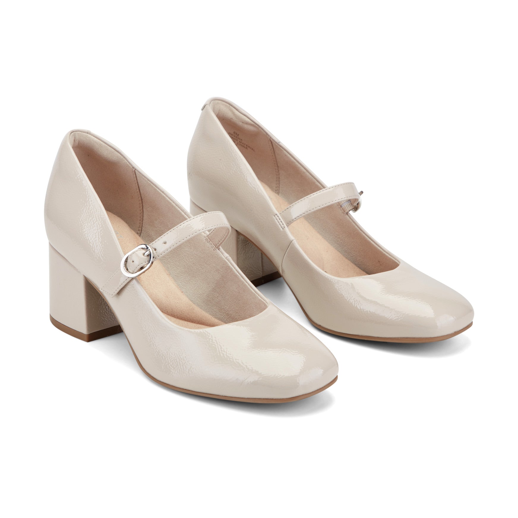 Women Xena Block Heel Mary Jane Pumps