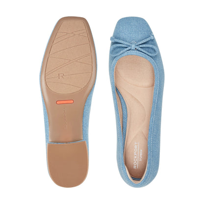 Women Sadie Square Toe Slip-on Ballet Dress Flats