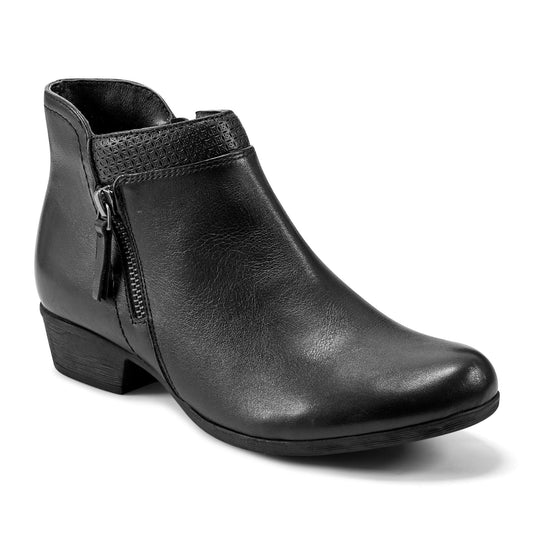 Women Carly Side Zip Casual Ankle Booties