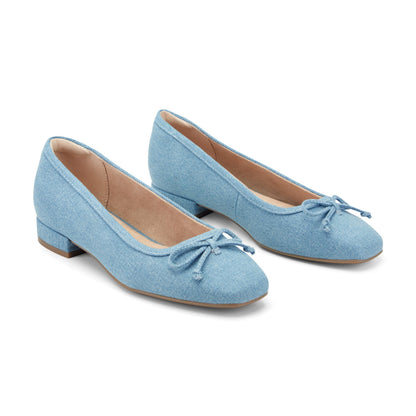 Women Sadie Square Toe Slip-on Ballet Dress Flats