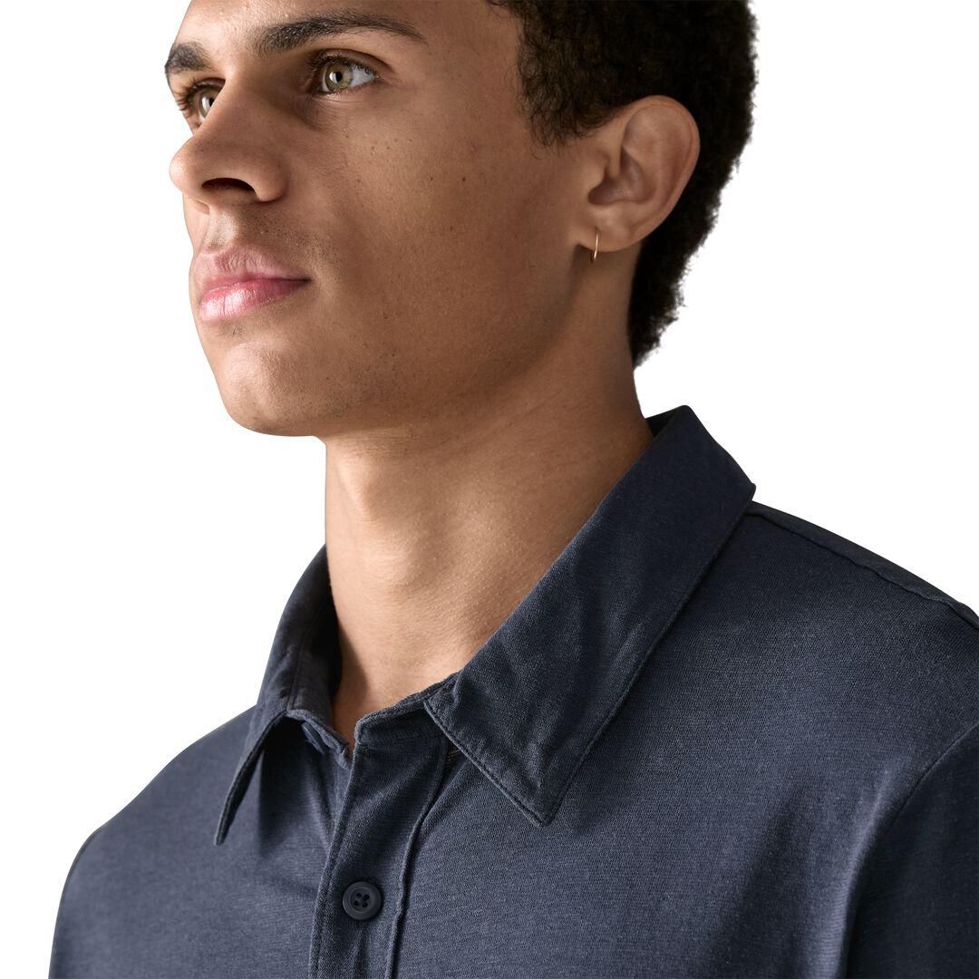 Trail Harbor Button-Down Knit Shirt