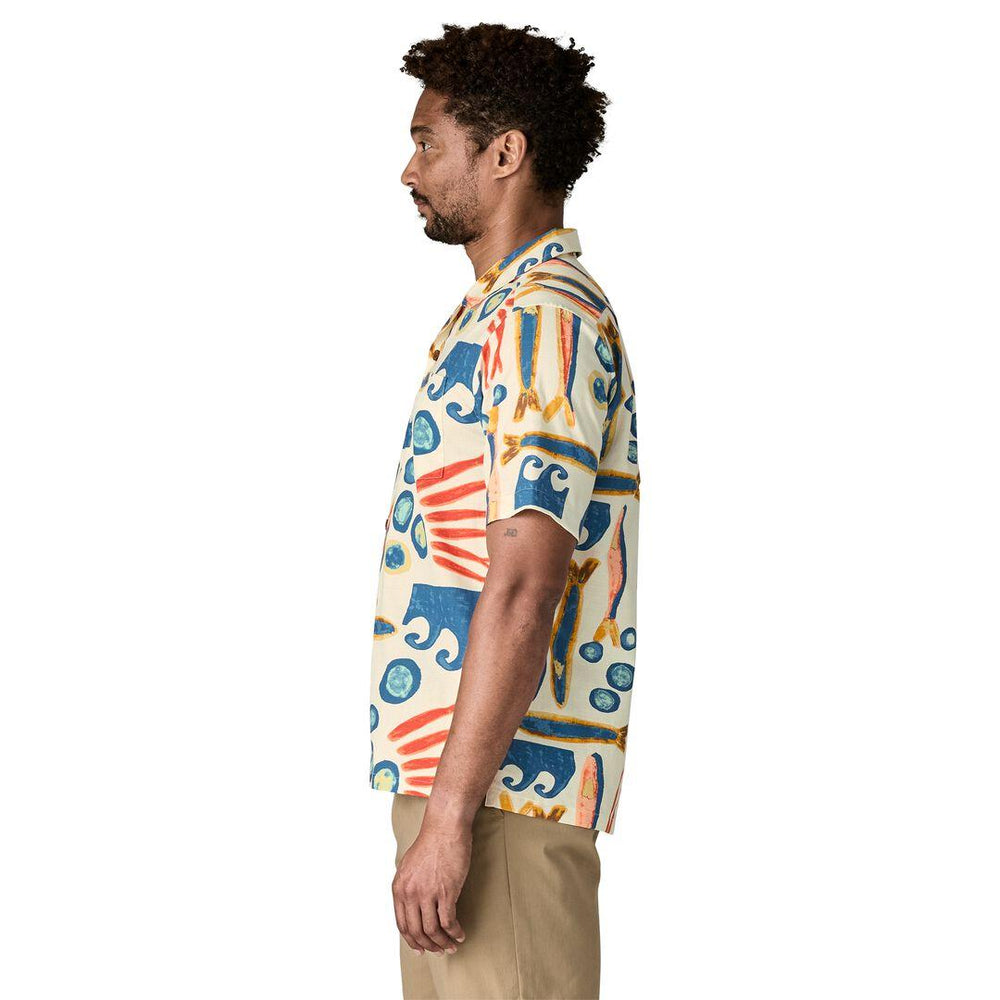 Tidal Threads Button-Down Camp Shirt