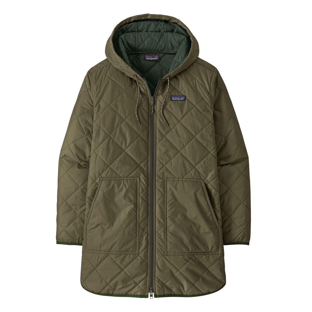 Diamond Quilted Insulated Parka