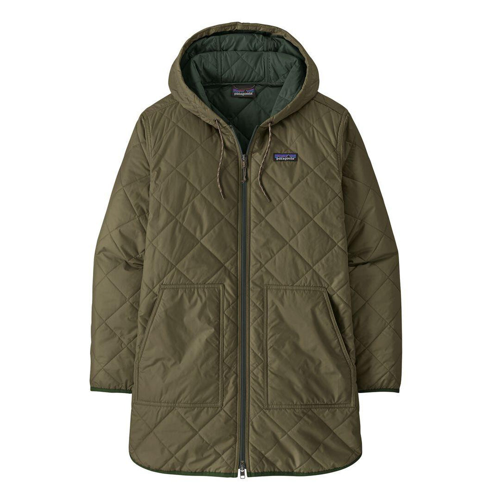Diamond Quilted Insulated Parka