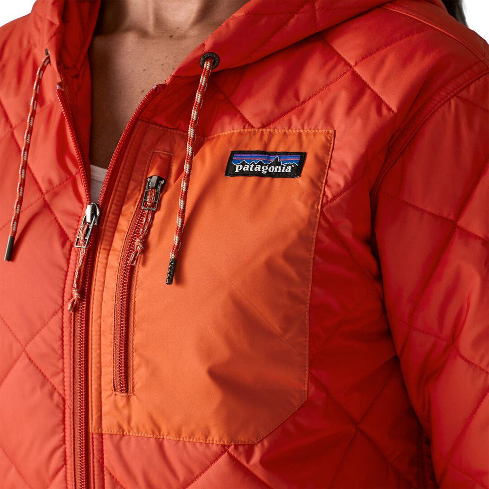 Diamond Quilted Insulated Bomber  Hoody