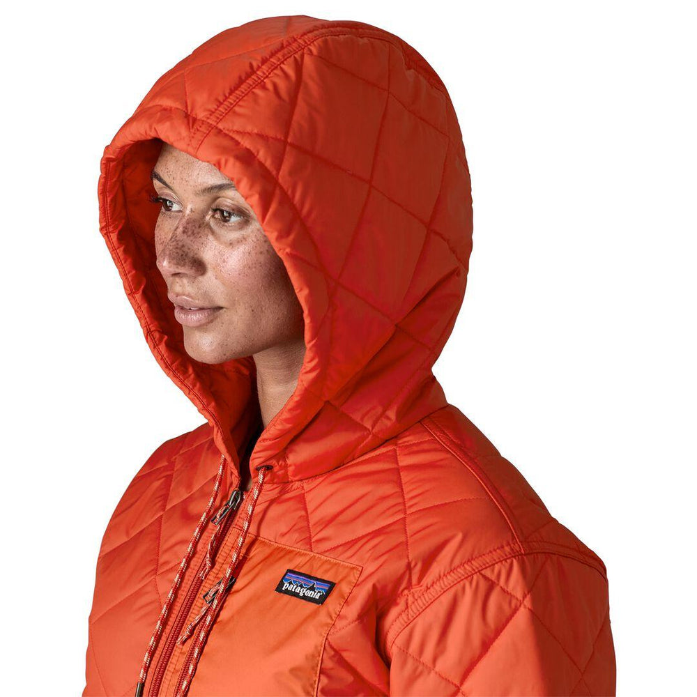 Diamond Quilted Insulated Bomber  Hoody