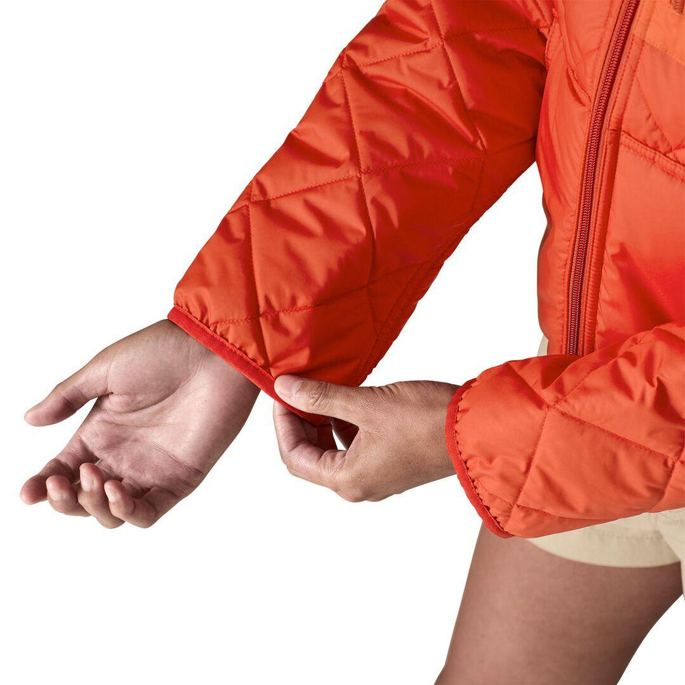 Diamond Quilted Insulated Bomber  Hoody