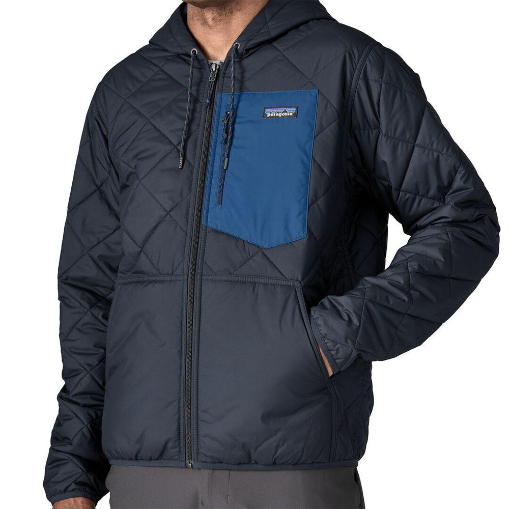 Diamond Quilted Bomber Insulated Hoody