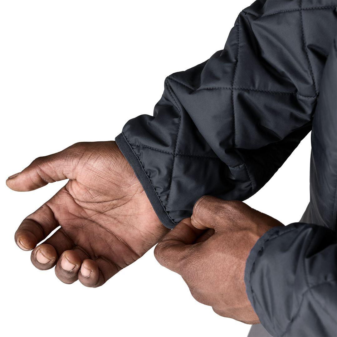 Diamond Quilted Bomber Insulated Hoody