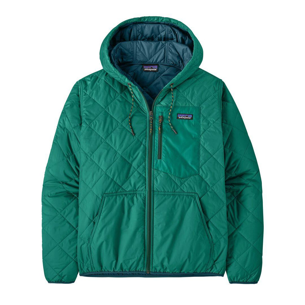 Diamond Quilted Bomber Insulated Hoody