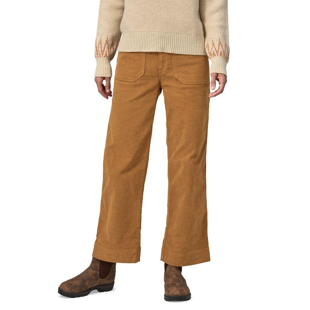 Wide-Leg Corduroy Pants