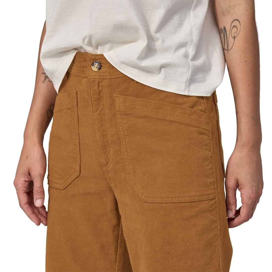 Wide-Leg Corduroy Pants