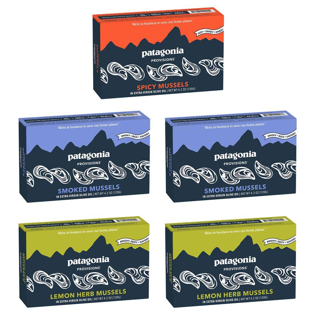 Provisions Tinned Mussels Variety Pack