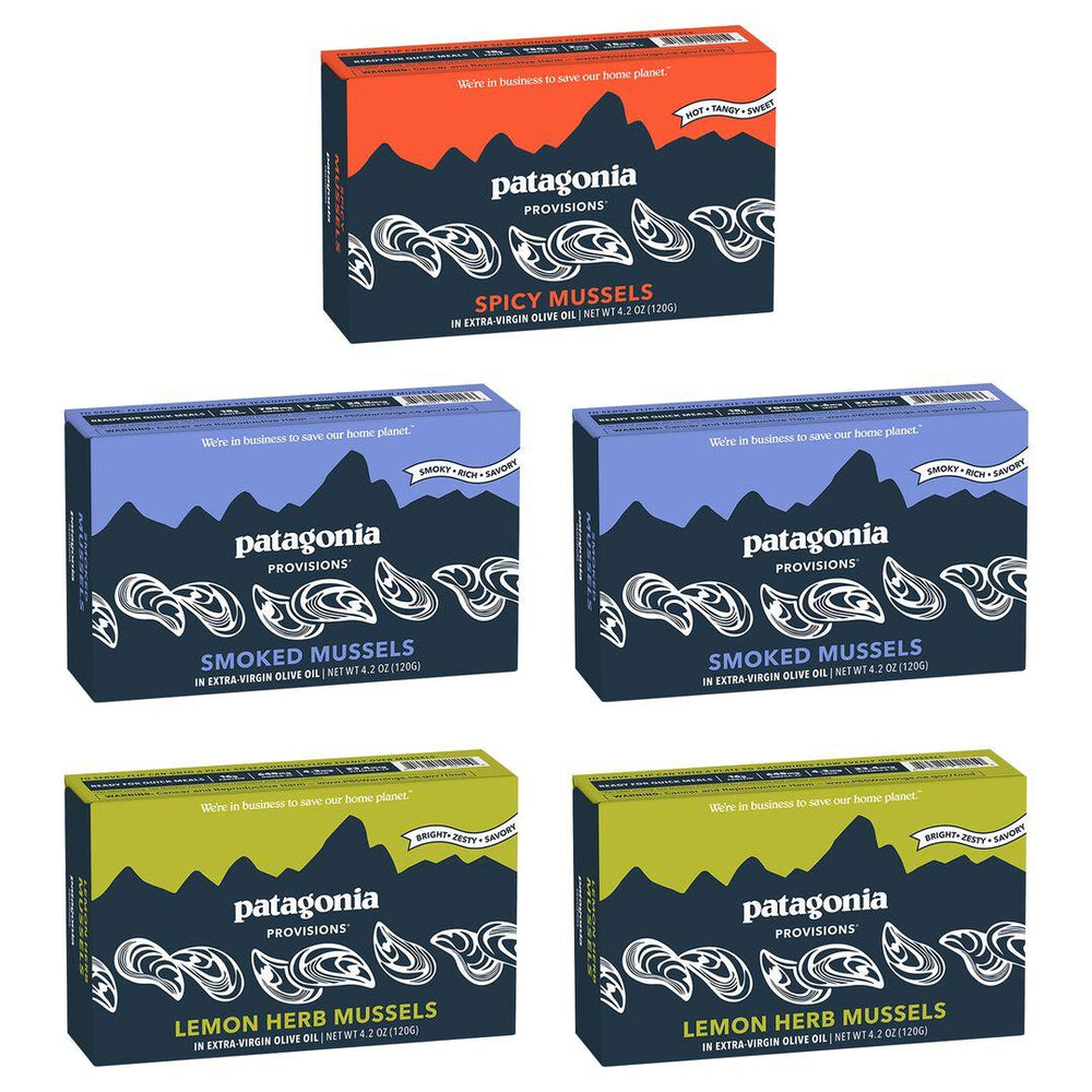 Provisions Tinned Mussels Variety Pack