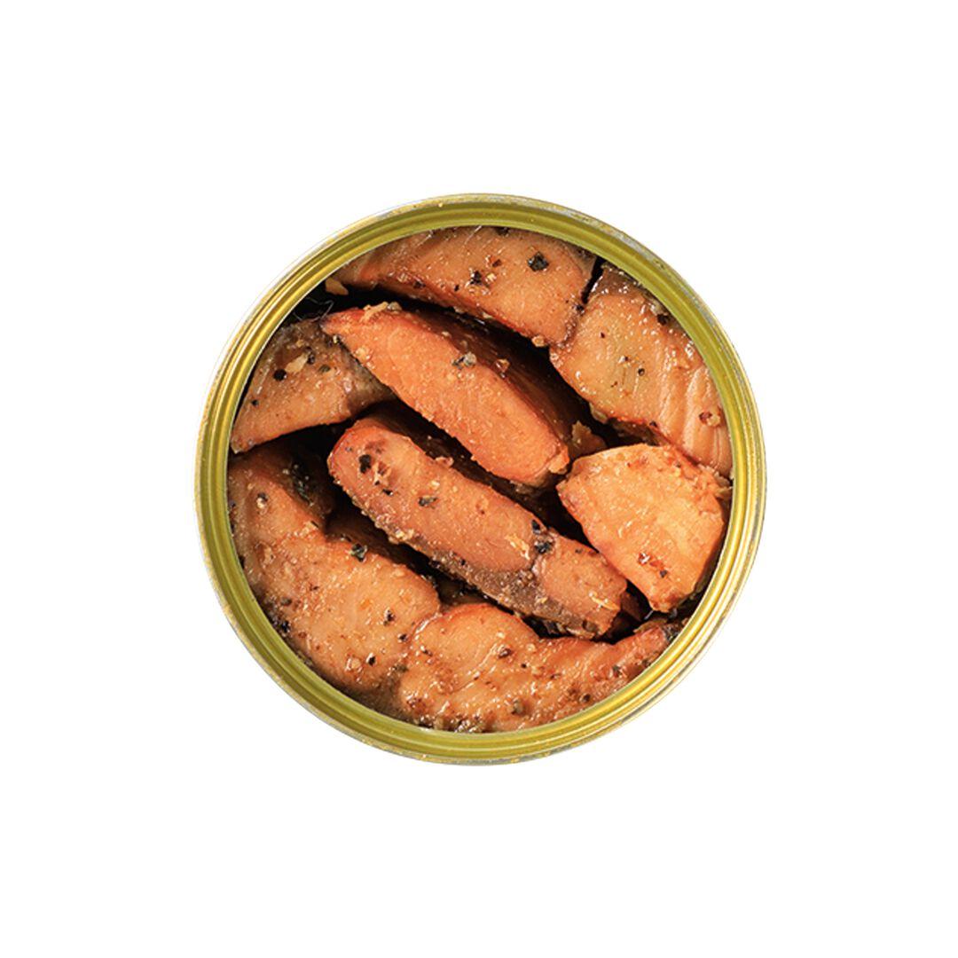 Provisions Canned Smoked Wild Pink Salmon with Pastrami Spice