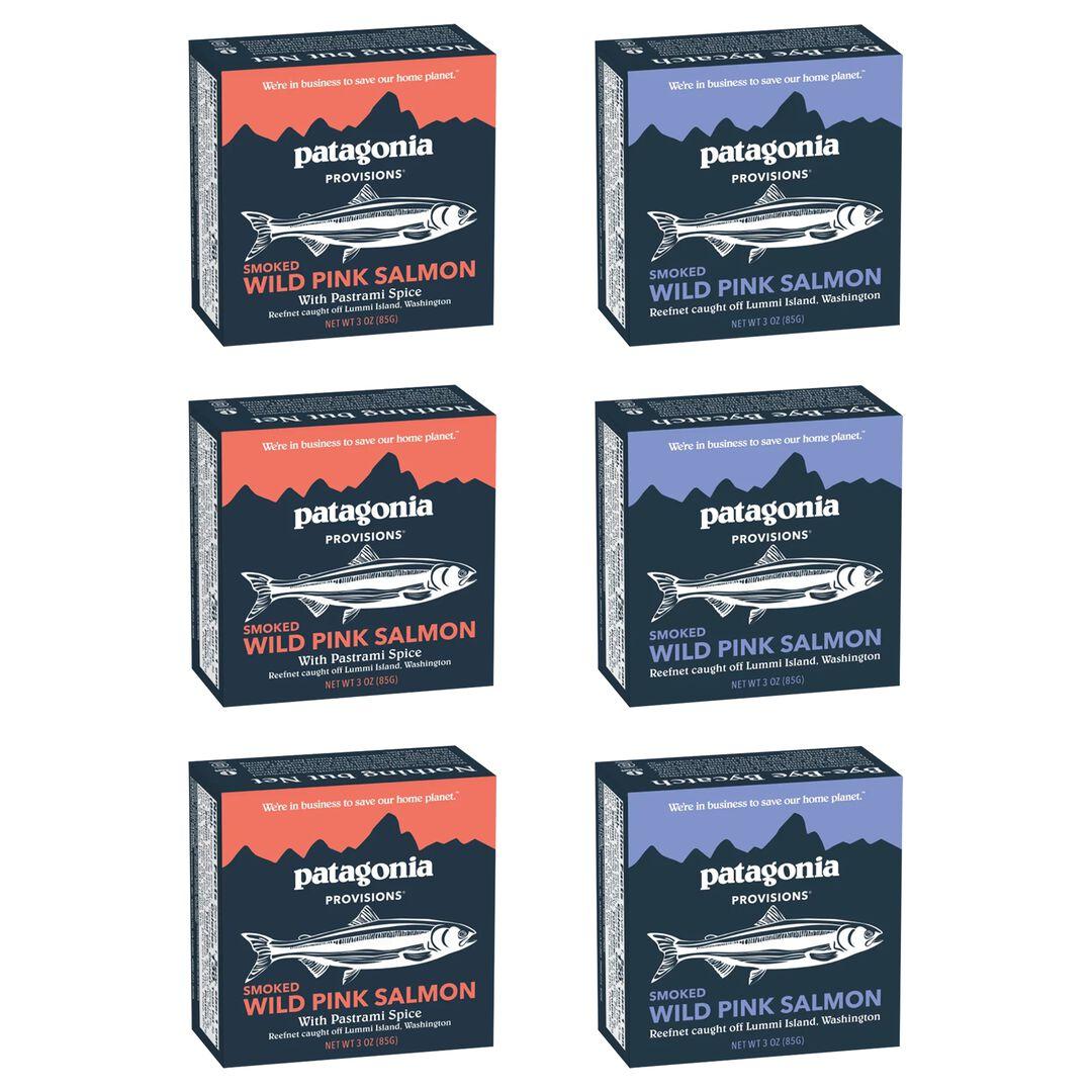 Provisions Canned Smoked Wild Pink Salmon Variety Pack