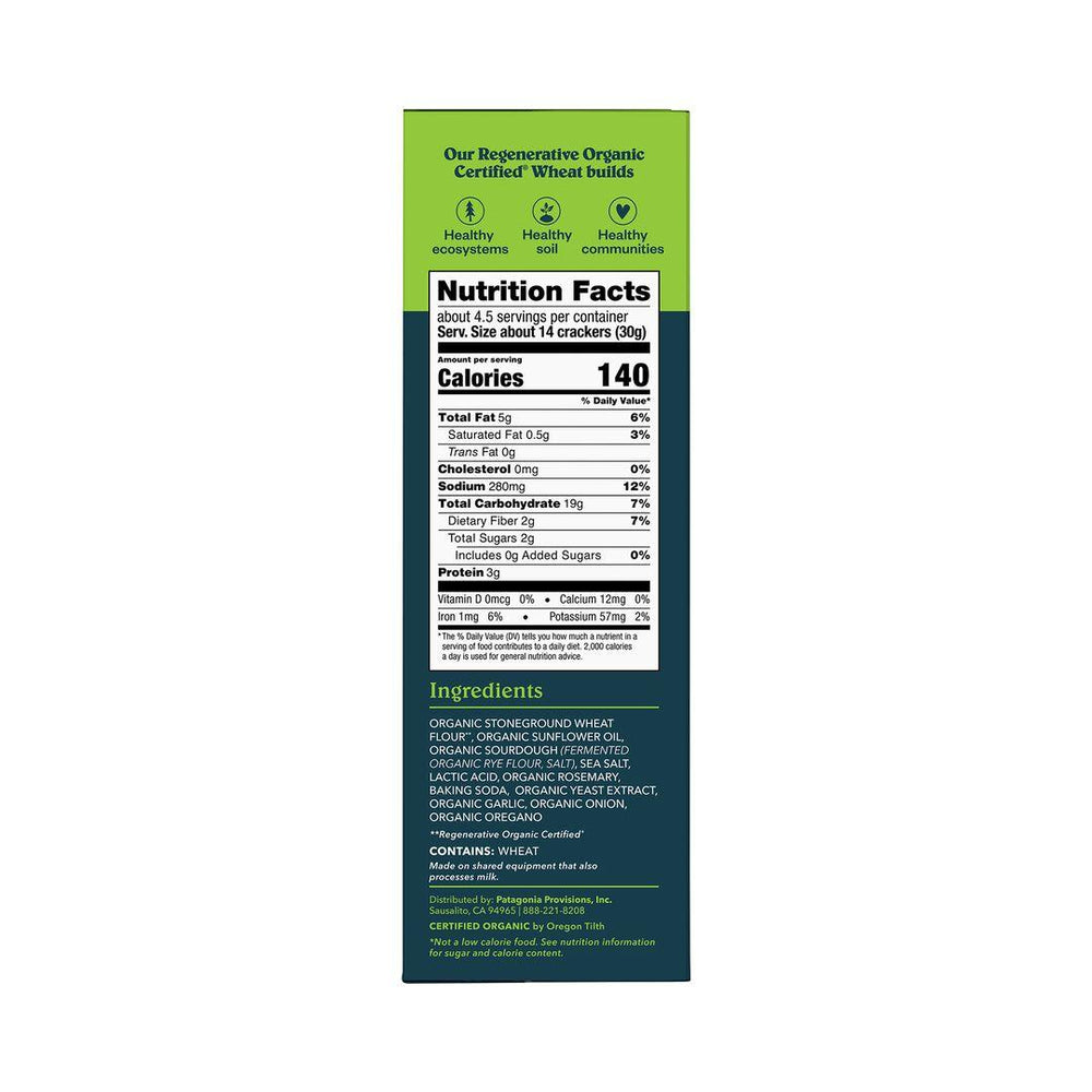 Provisions Organic Rosemary Garlic Crackers