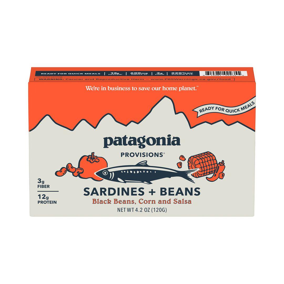 Provisions Sardines & Beans: Black Beans, Corn & Salsa